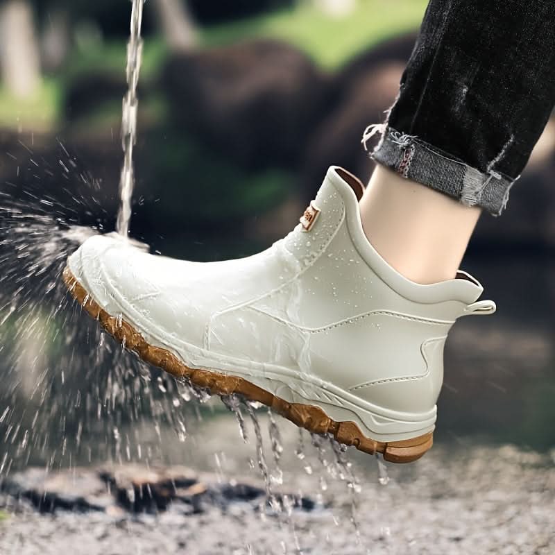 Rubber Ankle Rain Boots Waterproof Slip Resistant - Image 10