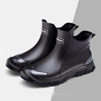 Rubber Ankle Rain Boots Waterproof Slip Resistant - Image 13