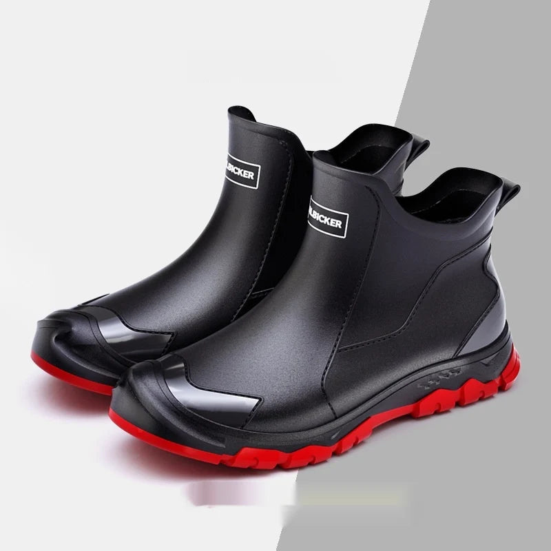 Rubber Ankle Rain Boots Waterproof Slip Resistant - Image 15