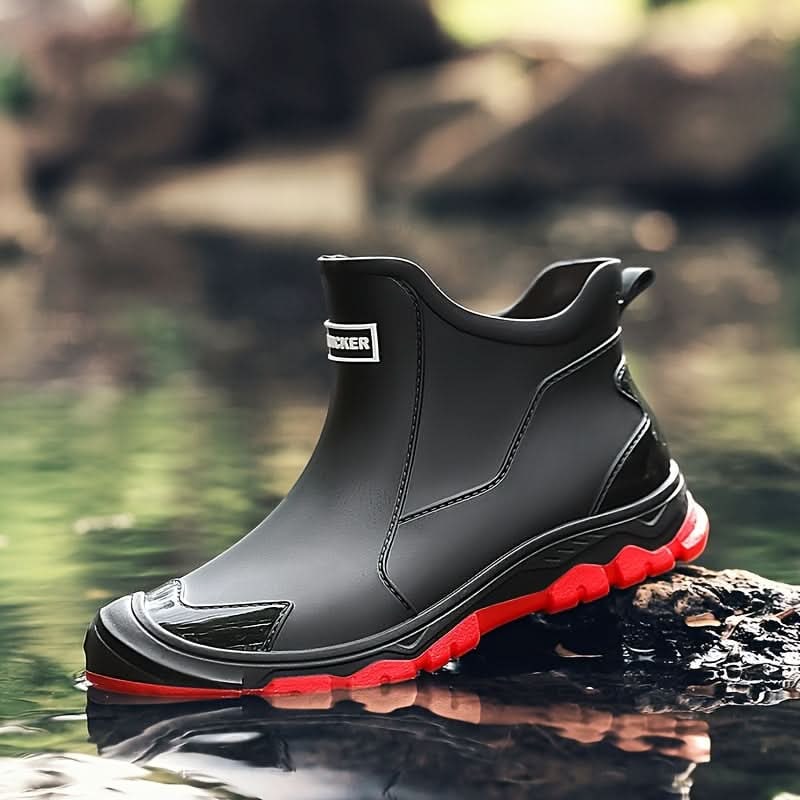 Rubber Ankle Rain Boots Waterproof Slip Resistant - Image 2