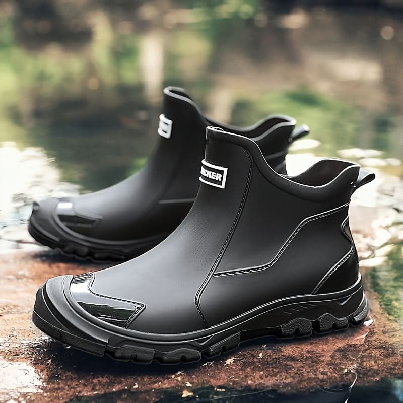 Rubber Ankle Rain Boots Waterproof Slip Resistant - Image 6