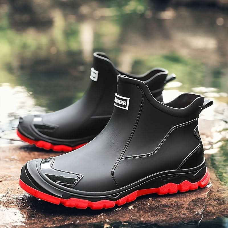 Rubber Ankle Rain Boots Waterproof Slip Resistant - Image 9