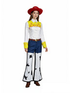 Women Girls 4 Piece Cowgirl Costume Set Cow Print - Image 6