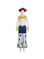 Women Girls 4 Piece Cowgirl Costume Set Cow Print - Image 9