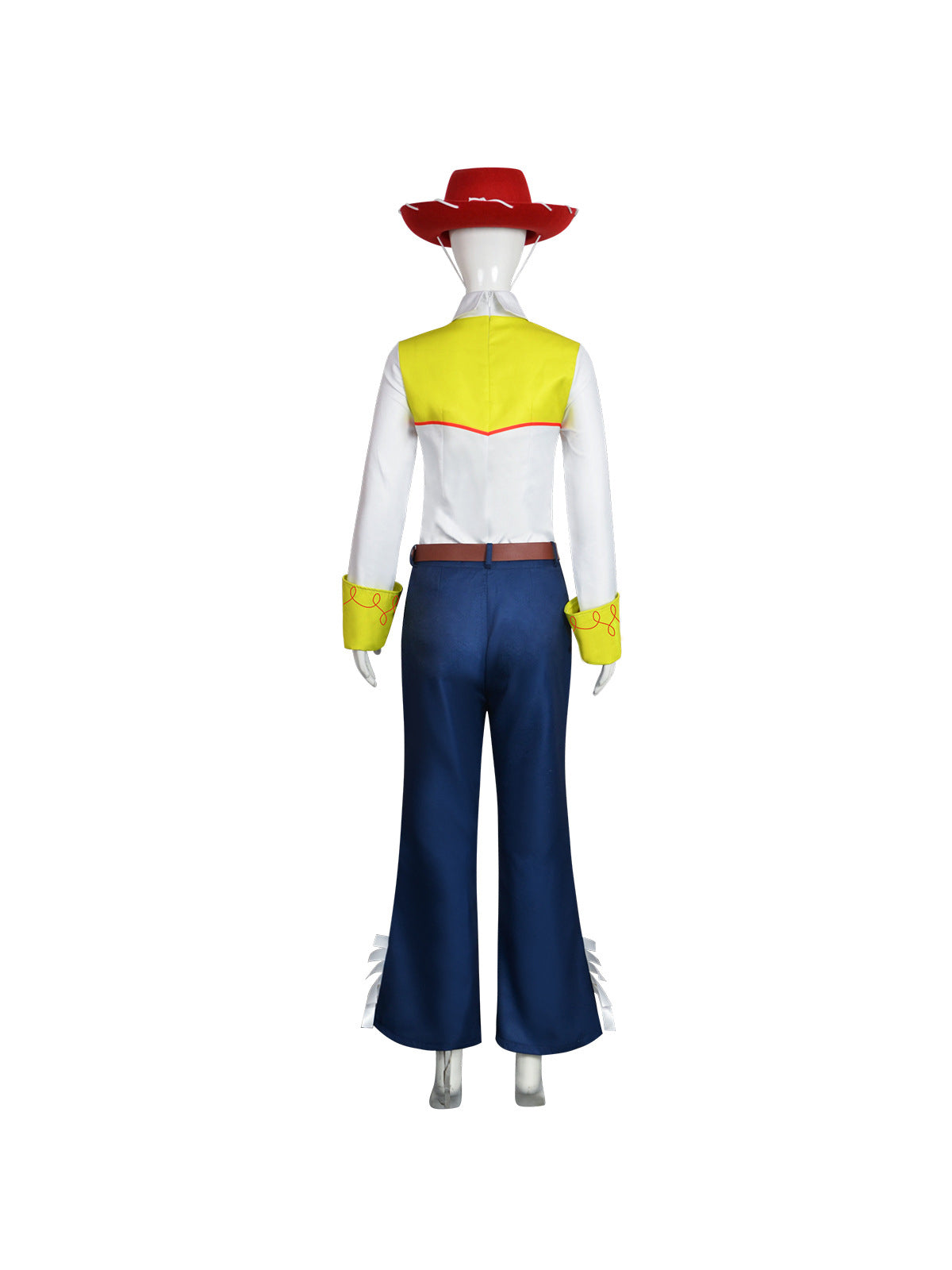 Women Girls 4 Piece Cowgirl Costume Set Cow Print - Image 10