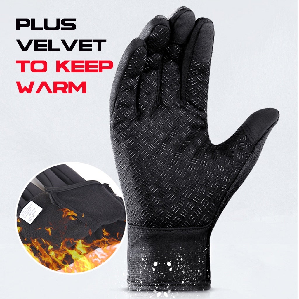 Cold-Weather Thermal Gloves Touchscreen Sport Fit - Image 2