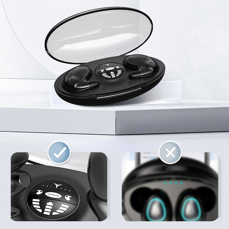 Modern Versatile Bluetooth Noise-Reduction Earphones for Restful Sleep