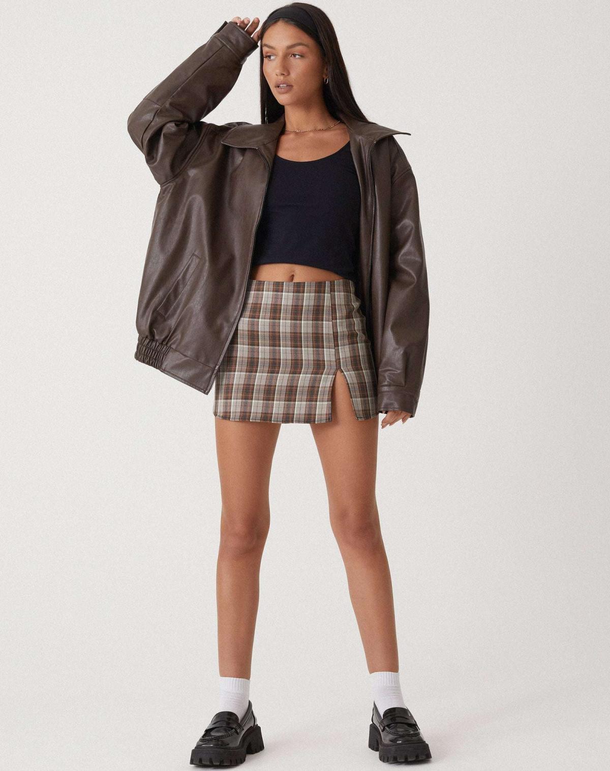 Women’s Fashion Oversized Biker's Bomber Jacket