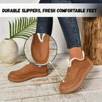 Faux Suede Slipper Booties Arch Support - Image 2
