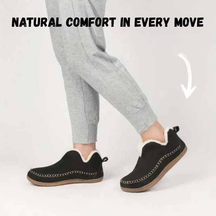 Faux Suede Slipper Booties Arch Support - Image 3