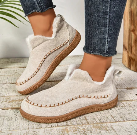 Faux Suede Slipper Booties Arch Support - Image 8