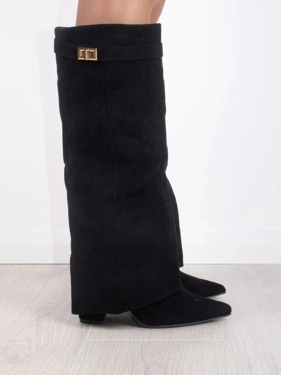 Women’s Timeless Non-slip Fashion High Buckle Boots