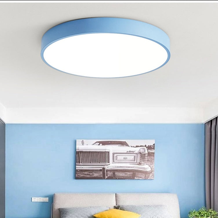Slim Round Ceiling Light Modern Minimal Glow for Home Spaces - Image 3